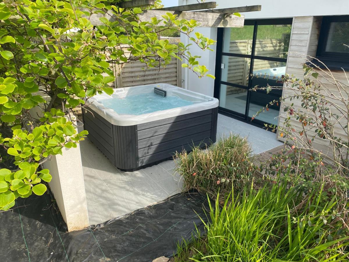 Maison Villa Montmarin Vue Mer Bretagne Nord Vers Roscoff Carantec Morlaix Plouescat Locquenole Avec Son Spa Et Sa Vue Mer Exteriör bild